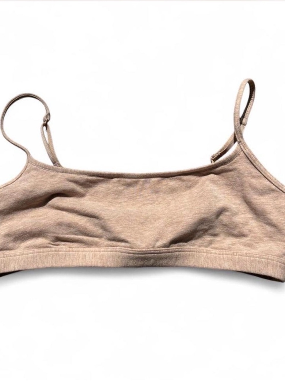 Skims Neutral Beige Seamless Bralette